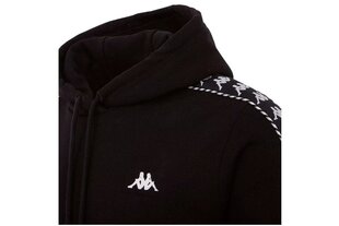 Свитер мужской Kappa Igon Sweatshirt 309043-19-4006, черный цена и информация | Мужские толстовки | pigu.lt