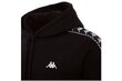 Džemperis vyrams Kappa Igon Sweatshirt 309043-19-4006, juodas цена и информация | Džemperiai vyrams | pigu.lt