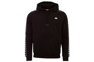 Свитер мужской Kappa Igon Sweatshirt 309043-19-4006, черный цена и информация | Мужские толстовки | pigu.lt