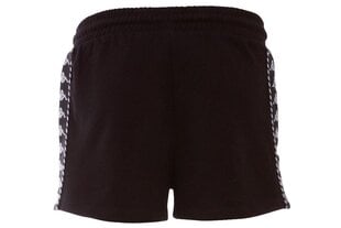 Шорты женские Kappa Irisha Shorts 309076-19-4006, черные цена и информация | Спортивная одежда для женщин | pigu.lt