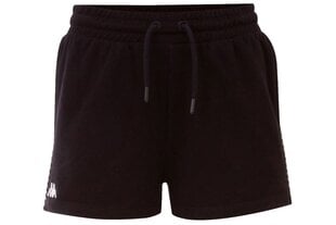 Шорты женские Kappa Irisha Shorts 309076-19-4006, черные цена и информация | Спортивная одежда для женщин | pigu.lt