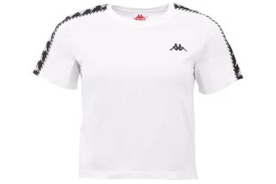 Женская футболка Kappa Inula T Shirt 309090110601, белая цена и информация | Футболка женская | pigu.lt