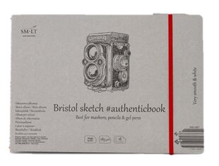 Альбом для эскизов SMLT Bristol Authenticbook А5, 18 листов, 185 г/m2 цена и информация | Тетради и бумажные товары | pigu.lt