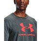 Marškinėliai vyrams Under Armour Sportstyle Logo Tee 1329590013, pilki цена и информация | Vyriški marškinėliai | pigu.lt