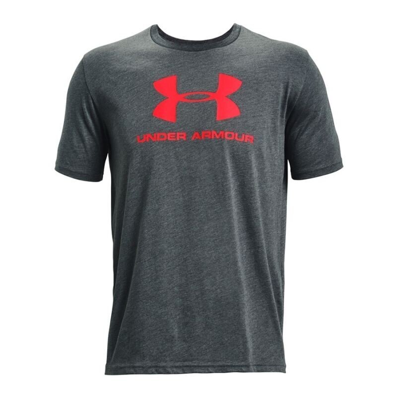 Marškinėliai vyrams Under Armour Sportstyle Logo Tee 1329590013, pilki цена и информация | Vyriški marškinėliai | pigu.lt