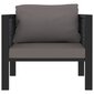 Modulinė sofa su pagalvėle, pilka цена и информация | Sofos | pigu.lt