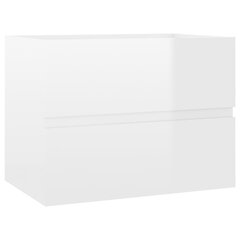 Spintelė praustuvui, 60x38,5x45 cm, balta цена и информация | Шкафчики для ванной | pigu.lt