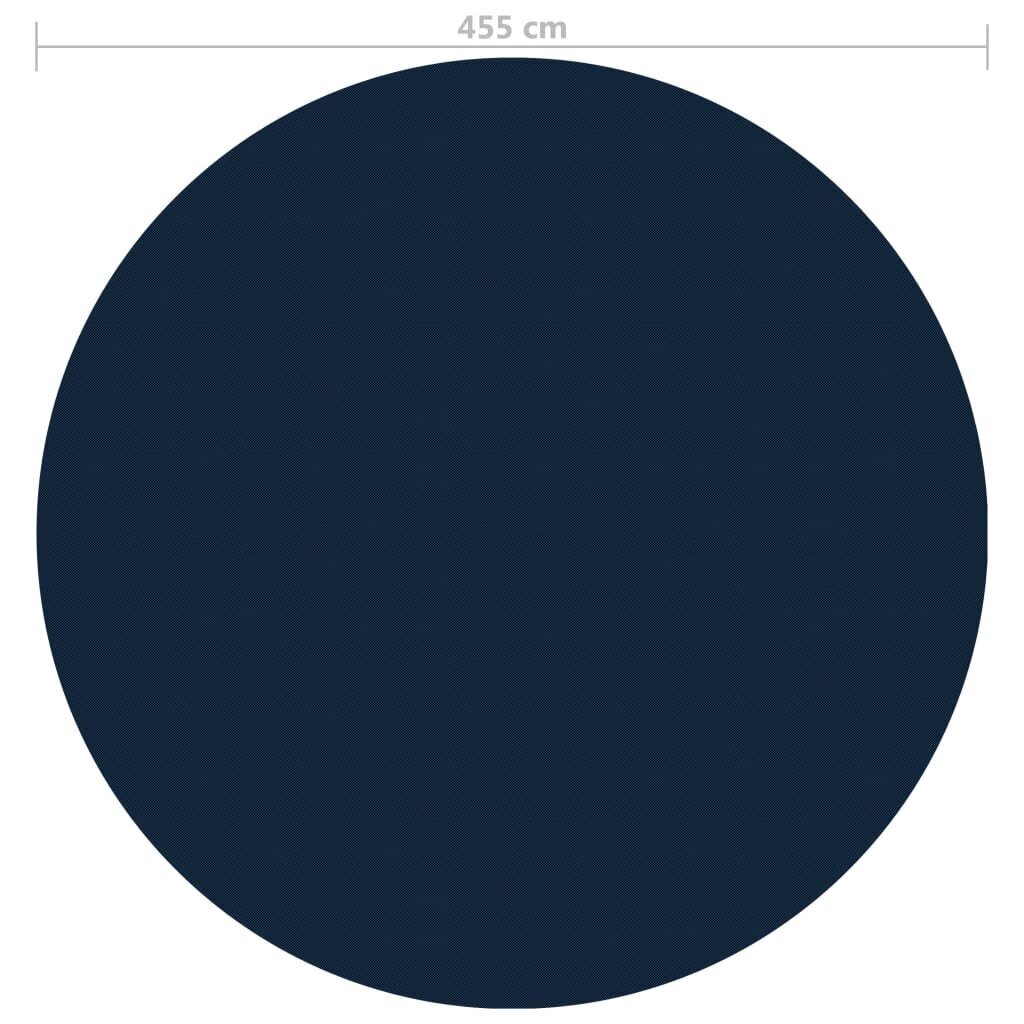 Saulę sugerianti baseino plėvelė, juoda/mėlyna, 455 cm, PE kaina ir informacija | Baseinų priedai | pigu.lt