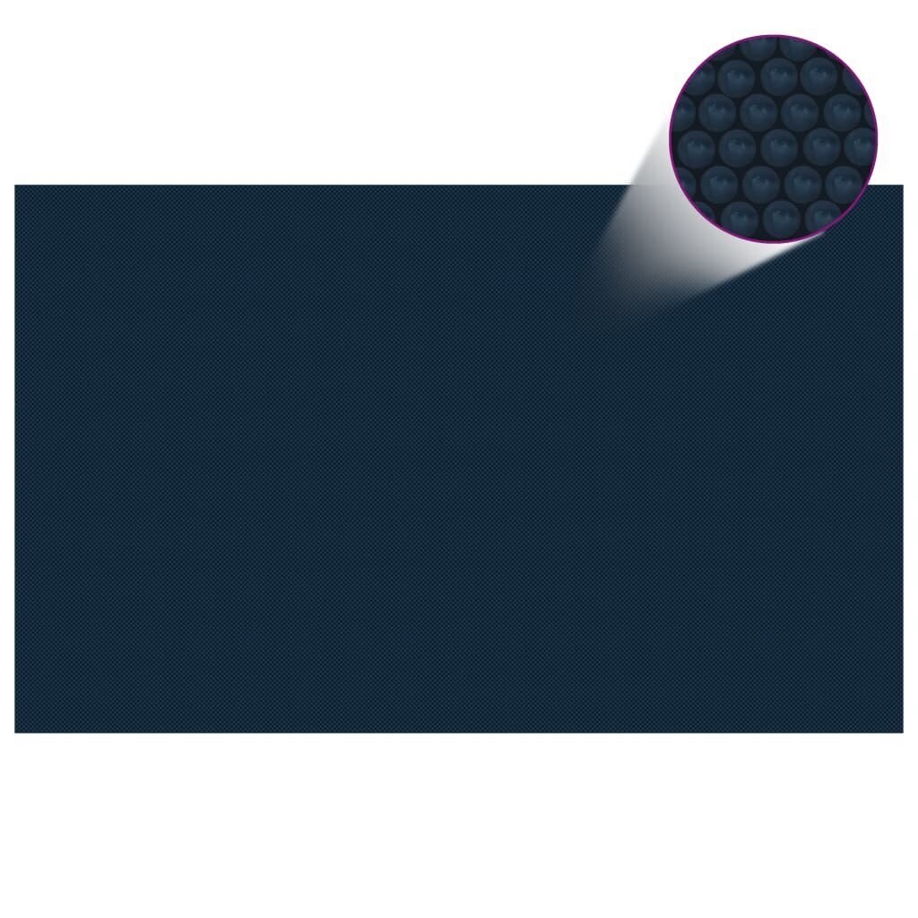 Saulę sugerianti baseino plėvelė, juoda/mėlyna, 260x160cm, PE kaina ir informacija | Baseinų priedai | pigu.lt