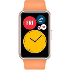 Huawei Watch Fit, Cantaloupe Orange kaina ir informacija | Huawei Išmanieji laikrodžiai, apyrankės | pigu.lt