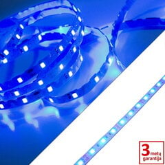Светодиодная лента 12В 4.6Вт / м Premium SMD2835 60 диодов / м IP20, синяя цена и информация | Светодиодные ленты | pigu.lt