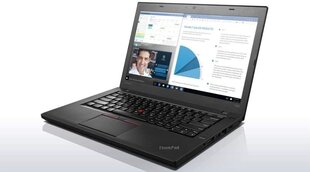 LENOVO ThinkPad T460 i5-6300U 14.0 HD 8GB 256GB Win10 PRO kaina ir informacija | Nešiojami kompiuteriai | pigu.lt