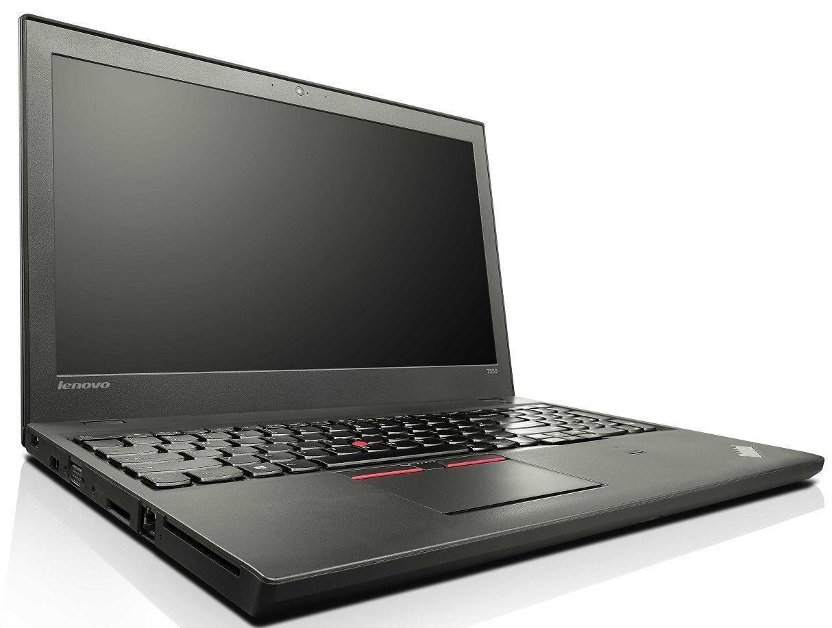 LENOVO ThinkPad T550 i5-5300U 15.6 FHD 8GB 256GB Win10 PRO kaina ir informacija | Nešiojami kompiuteriai | pigu.lt