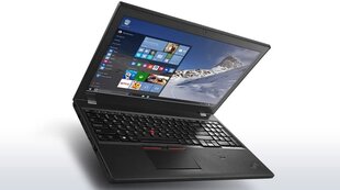 LENOVO ThinkPad T560 i5-6300U 15.6 FHD 8GB 256GB Win10 PRO kaina ir informacija | Nešiojami kompiuteriai | pigu.lt