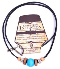 Ожерелье из бисера для мужчин - Подарочная коробка - Голубой океан природа дизайн цена и информация | Женское колье | pigu.lt