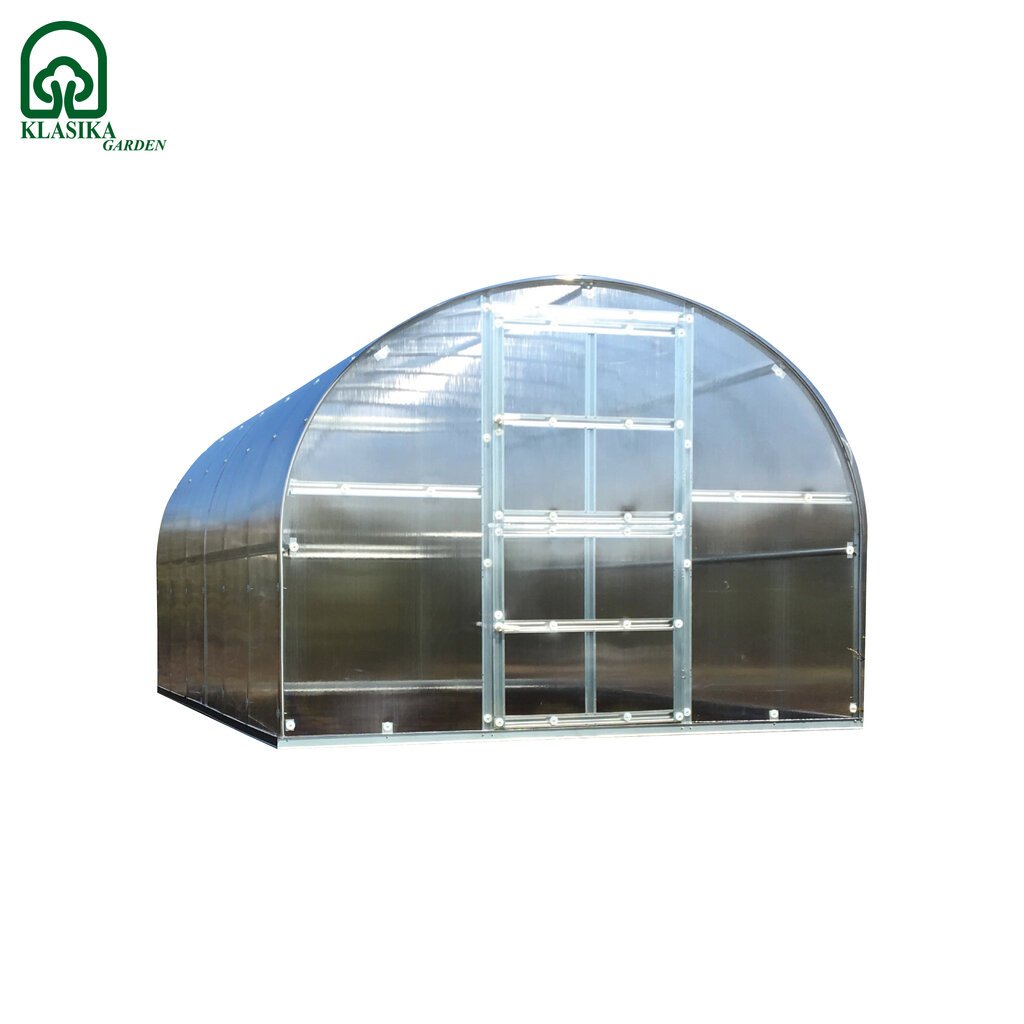 Šiltnamis KLASIKA 12 m² (3x4 m) su polikarbonato danga kaina ir informacija | Šiltnamiai | pigu.lt