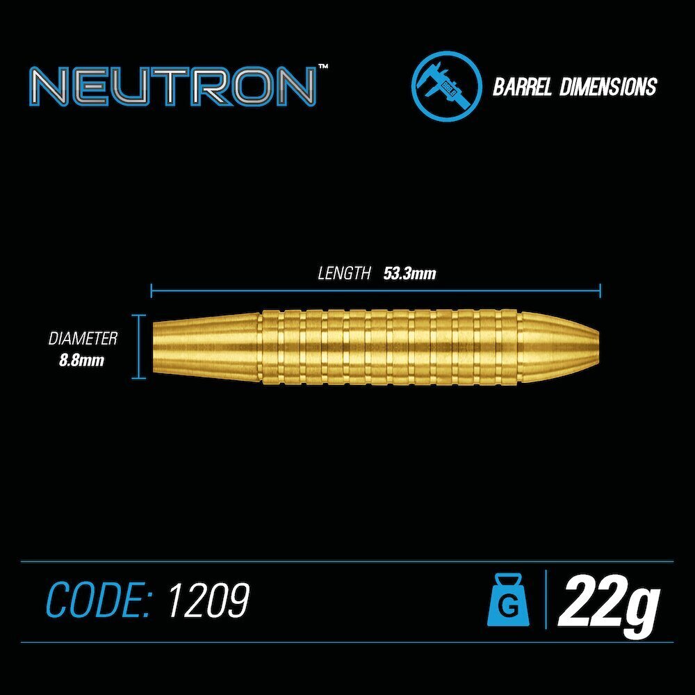 Strėlytės Winmau Neutron, 22 g. kaina ir informacija | Smiginis | pigu.lt