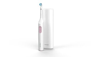 Электрическая зубная щетка Jordan Clean Smile с чехлом, розовая цена и информация | Электрические зубные щетки | pigu.lt