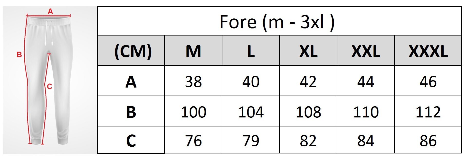 Sportinės kelnės vyrams Fore Sport цена и информация | Vyriškos kelnės | pigu.lt