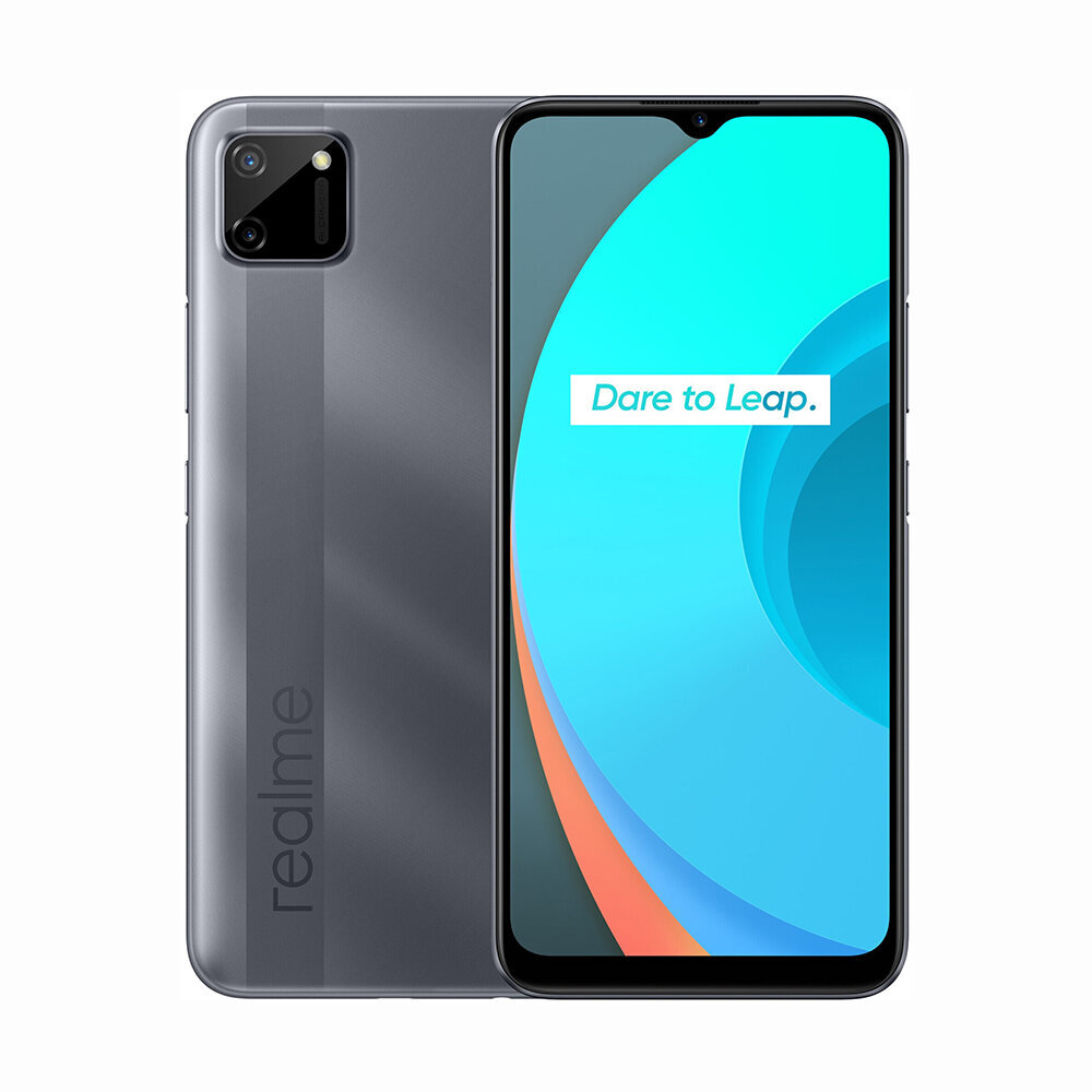 Телефон Realme C11, 32GB, Dual SIM, Pepper Grey цена | pigu.lt