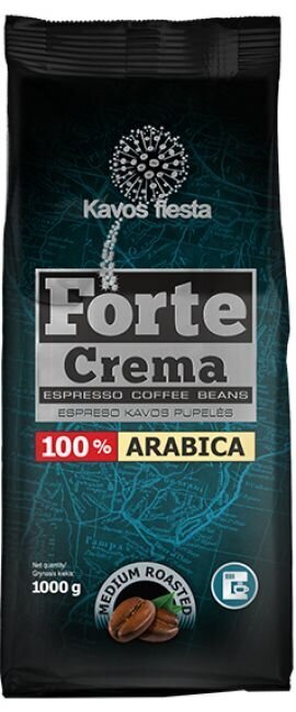 Fiesta Espresso Forte Crema kavos pupelės, 1 kg kaina ir informacija | Kava, kakava | pigu.lt