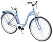 Miesto dviratis AZIMUT City Lux 28" 2021, mėlynas kaina ir informacija | Dviračiai | pigu.lt