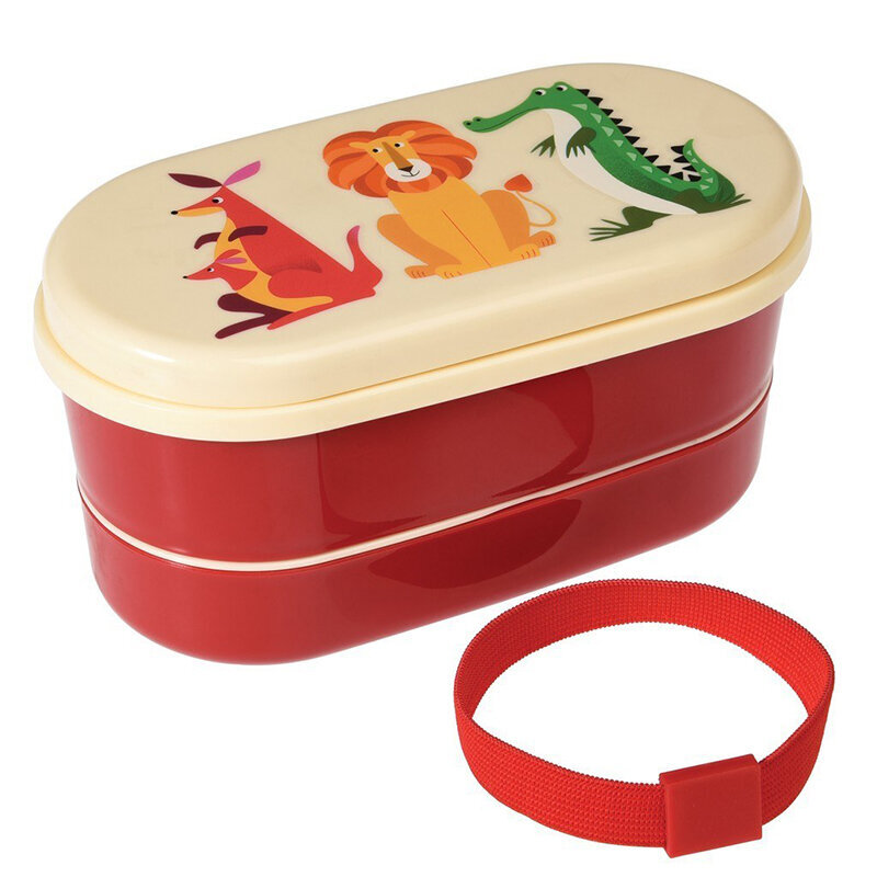 Bento priešpiečių dėžutė Rex London Colourful Creatures kaina ir informacija | Maisto saugojimo  indai | pigu.lt