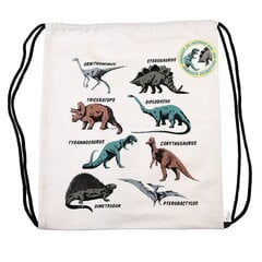 Vaikiškas sportinis krepšys su raišteliais Rex London Prehistoric Land kaina ir informacija | Kuprinės mokyklai, sportiniai maišeliai | pigu.lt