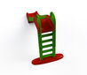 Čiuožykla Doloni 243 cm, žalia/raudona kaina ir informacija | Čiuožyklos, laipiojimo kopetėlės | pigu.lt