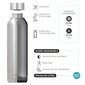 Gertuvė Quokka Solid - Sleek Silver, 630 ml цена и информация | Gertuvės | pigu.lt