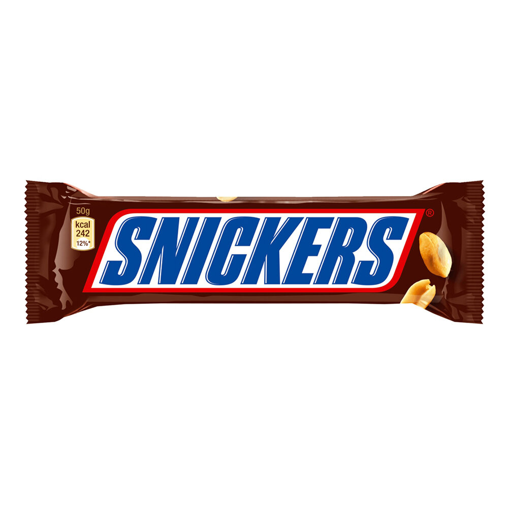 Šokoladinis batonėlis SNICKERS, 50 g цена и информация | Saldumynai | pigu.lt