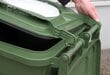 Šiukšlių konteineris su nemalonų kvapą naikinančiu mikrobiologiniu filtru 120 l, žalias kaina ir informacija | Komposto dėžės, lauko konteineriai | pigu.lt