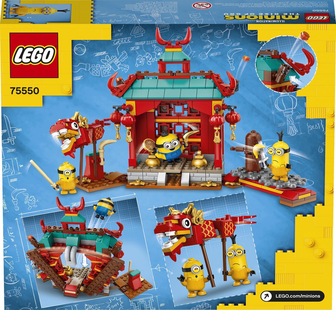 75550 LEGO® Minions Pakalikų kung fu kova цена и информация | Konstruktoriai ir kaladėlės | pigu.lt