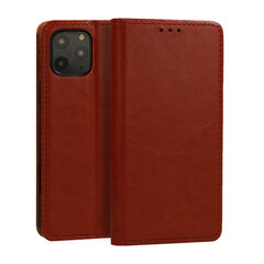 Чехол Leather Book для Xiaomi Mi 10T Lite, коричневый цена и информация | Чехлы для телефонов | pigu.lt