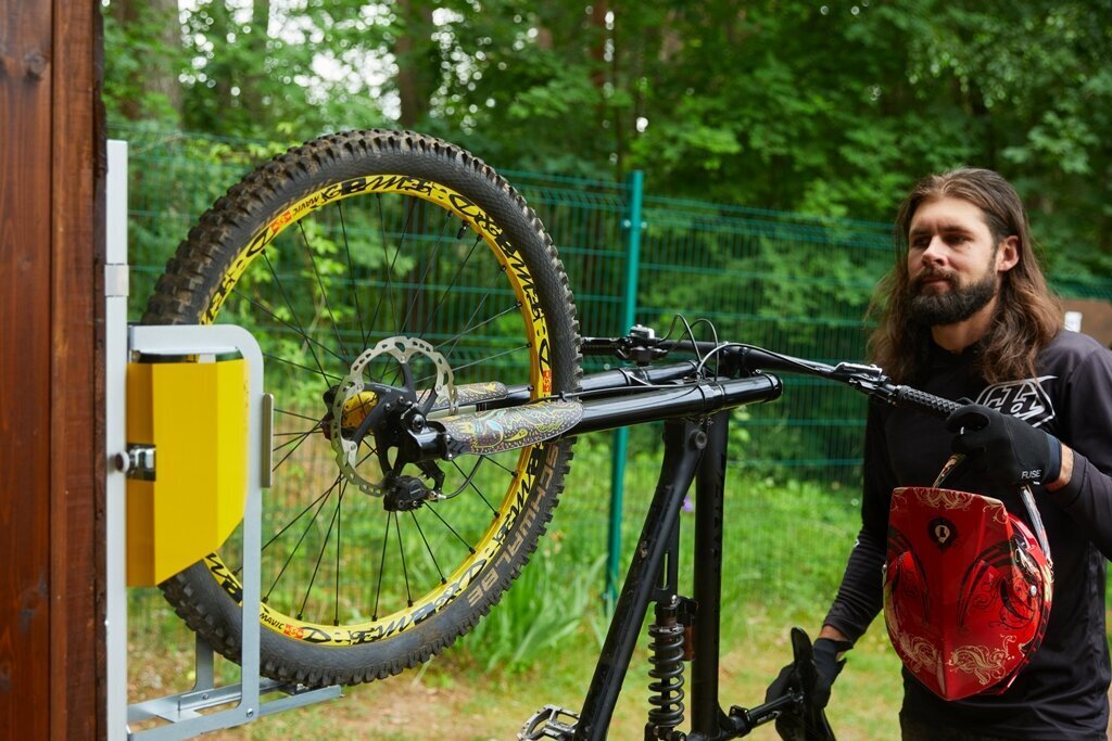 Dviračių parkavimo keltuvas - stovas Parkis MTB kaina ir informacija | Kiti dviračių priedai ir aksesuarai | pigu.lt