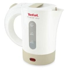 Чайник TEFAL KO120130, электрический, 650 Вт, 0,5 л, пластик, белый цена и информация | Электрочайники | pigu.lt