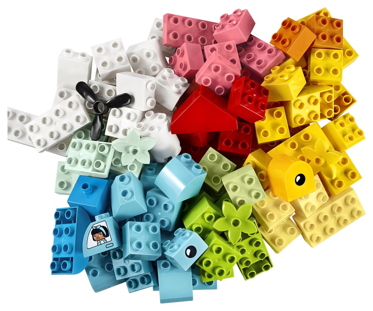 10909 LEGO® DUPLO Širdelės formos dėžė цена и информация | Konstruktoriai ir kaladėlės | pigu.lt