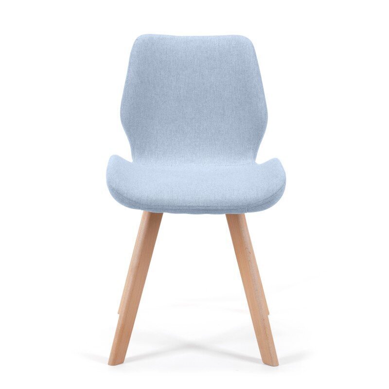 4-ių kėdžių komplektas NORE SJ.0159, šviesiai mėlynas kaina ir informacija | Virtuvės ir valgomojo kėdės | pigu.lt