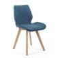 4-ių kėdžių komplektas NORE SJ.0159, tamsiai mėlynas kaina ir informacija | Virtuvės ir valgomojo kėdės | pigu.lt
