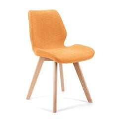 4-ių kėdžių komplektas NORE SJ.0159, oranžinis kaina ir informacija | Virtuvės ir valgomojo kėdės | pigu.lt