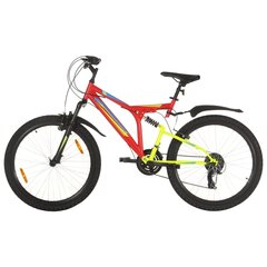 Kalnų dviratis 26", raudonas kaina ir informacija | Dviračiai | pigu.lt