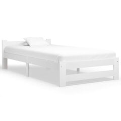 Каркас кровати, 100x200 см, искусственная кожа цена и информация | Кровати | pigu.lt