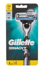 Бритва Gillette Mach 3, 1 шт. цена и информация | Косметика и средства для бритья | pigu.lt