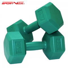 Svarmenys SportVida, 2x4 kg kaina ir informacija | Svoriai, svarmenys, štangos | pigu.lt