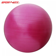 Реабилитации мяч для фитнес упражнений SportVida, 55 см с насосом, кораллловый цена и информация | Гимнастические мячи | pigu.lt