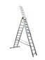 Trijų dalių daugiafunkcinių kopėčių Drabest „PRO“ 3x12 kaina ir informacija | Buitinės kopėčios, rampos | pigu.lt