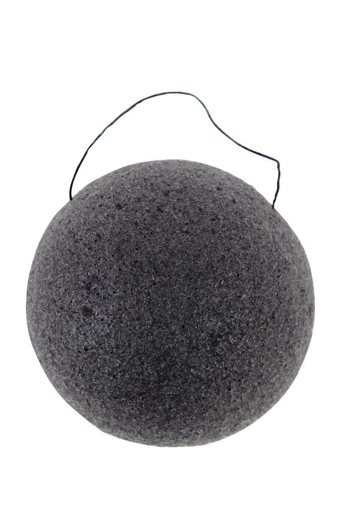 Veido valymo kempinė BYS Konjac Sponge Black, 1 vnt kaina ir informacija | Makiažo šepetėliai, kempinėlės | pigu.lt