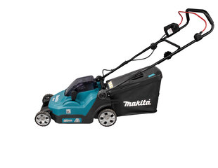 Аккумуляторная газонокосилка Makita DLM382CM2 с зарядным устройством и аккумуляторами 2х4,0 Ач. цена и информация | Газонокосилки | pigu.lt