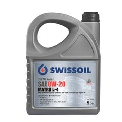 Variklių alyva Swissoil Sae Matro L-4 0W-20, 5 L kaina ir informacija | Variklinės alyvos | pigu.lt