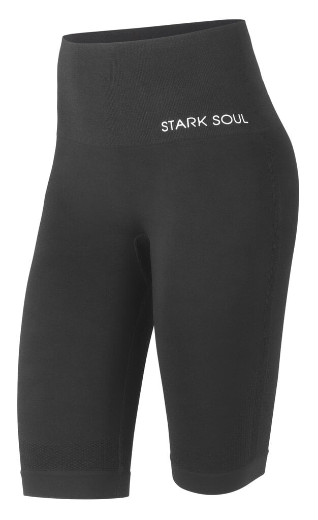 Sportiniai šortai moterims Stark Soul® seamless high waist sport cycling short, juodi kaina ir informacija | Sportinė apranga moterims | pigu.lt